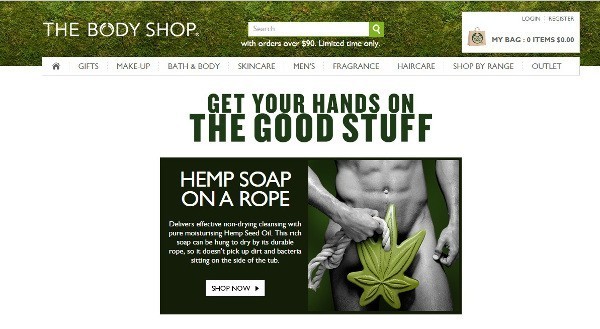 “Get your hands on the good stuff”: Naked man soap-on-a-rope ad not so dope for The Body Shop